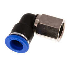 Codo de 90 grados 10mm x G1/4'' con rosca hembra latón/PA 66 NBR giratorio [2 piezas]