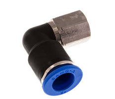 Codo de 90 grados 12mm x G1/4'' con rosca hembra Latón/PA 66 NBR Giratorio