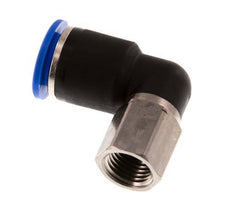 Codo de 90 grados 12mm x G1/4'' con rosca hembra Latón/PA 66 NBR Giratorio