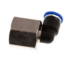 Codo de 6mm x G3/8'' de 90 grados con rosca hembra latón/PA 66 NBR giratorio [2 piezas]