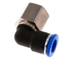 Codo de 90 grados 10mm x G3/8'' con rosca hembra latón/PA 66 NBR giratorio [2 piezas]