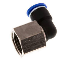 Codo de 90 grados 10mm x G1/2'' con rosca hembra Latón/PA 66 NBR Giratorio