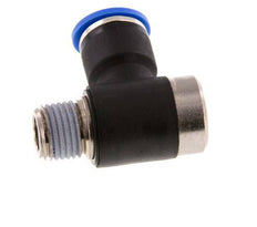 10mm x R1/4'' Codo de 90 grados en forma de L Racor con rosca macho Latón/PA 66 NBR Interior Hexágono Giratorio