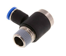 Codo de 8mm x R3/8'' en forma de L con rosca macho Latón/PA 66 NBR Hexágono interior giratorio