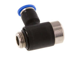 Codo de 4mm x G1/8'' en forma de L con rosca macho latón/PA 66 NBR interior hexagonal giratorio [2 piezas]