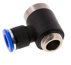 10mm x G3/8'' Codo de 90 grados en forma de L Racor con rosca macho Latón/PA 66 NBR Hexágono interior Giratorio