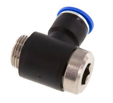 10mm x G3/8'' Codo de 90 grados en forma de L Racor con rosca macho Latón/PA 66 NBR Hexágono interior Giratorio
