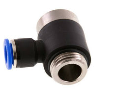 10mm x G1/2'' Codo de 90 grados en forma de L Racor con rosca macho Latón/PA 66 NBR Interior Hexágono Giratorio