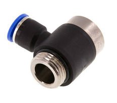 10mm x G1/2'' Codo de 90 grados en forma de L Racor con rosca macho Latón/PA 66 NBR Interior Hexágono Giratorio