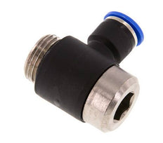 10mm x G1/2'' Codo de 90 grados en forma de L Racor con rosca macho Latón/PA 66 NBR Interior Hexágono Giratorio
