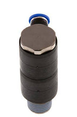 Racor rápido de 2 vías de 4mm x R1/4'' con rosca macho Latón/PA 66 NBR Giratorio