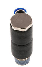Racor rápido de 2 vías de 6mm x R3/8'' con rosca macho Latón/PA 66 NBR Giratorio