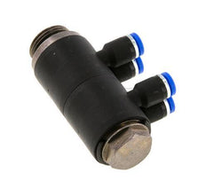 Racor de 4mm x G3/8'' con rosca macho Latón/PA 66 NBR Giratorio