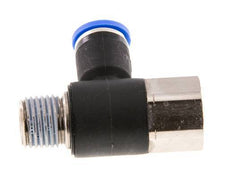 Racor de 8mm x R1/4'' con rosca macho-hembra latón/PA 66 NBR giratorio [2 piezas]