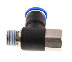 Racor de 10mm x R1/4'' con rosca macho-hembra Latón/PA 66 NBR Giratorio