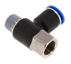 Racor de 12mm x R3/8'' con rosca macho-hembra Latón/PA 66 NBR Giratorio