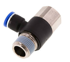 Racor rápido de 10mm x R1/2'' con rosca macho-hembra Latón/PA 66 NBR Giratorio