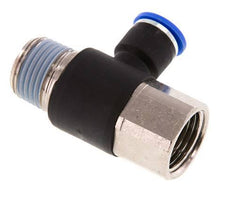 Racor rápido de 10mm x R1/2'' con rosca macho-hembra Latón/PA 66 NBR Giratorio