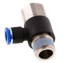 Racor rápido de 10mm x R1/2'' con rosca macho-hembra Latón/PA 66 NBR Giratorio