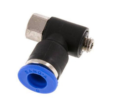 Racor de 6mm x M 5 con rosca macho-hembra Latón/PA 66 NBR [2 piezas]