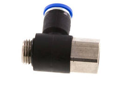 Racor de 8mm x G1/4'' con rosca macho-hembra latón/PA 66 NBR [2 piezas]