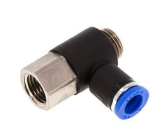 Racor de 8mm x G1/4'' con rosca macho-hembra latón/PA 66 NBR [2 piezas]