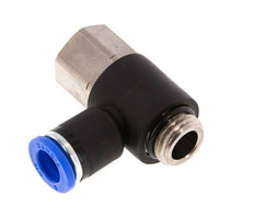 Racor de 8mm x G1/4'' con rosca macho-hembra latón/PA 66 NBR [2 piezas]