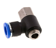 Racor rápido 10mm x G1/4'' con rosca macho-hembra Latón/PA 66 NBR [2 piezas]