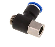Racor rápido 10mm x G1/4'' con rosca macho-hembra Latón/PA 66 NBR [2 piezas]