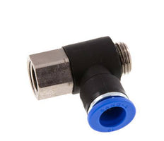 Racor rápido 10mm x G1/4'' con rosca macho-hembra Latón/PA 66 NBR [2 piezas]