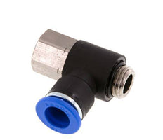 Racor rápido 10mm x G1/4'' con rosca macho-hembra Latón/PA 66 NBR [2 piezas]