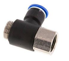 Racor rápido 10mm x G3/8'' con rosca macho-hembra Latón/PA 66 NBR