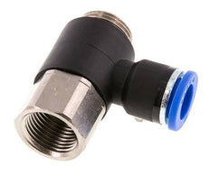 Racor rápido 10mm x G3/8'' con rosca macho-hembra Latón/PA 66 NBR