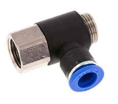 Racor rápido 10mm x G3/8'' con rosca macho-hembra Latón/PA 66 NBR