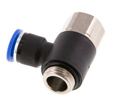 Racor rápido 10mm x G3/8'' con rosca macho-hembra Latón/PA 66 NBR