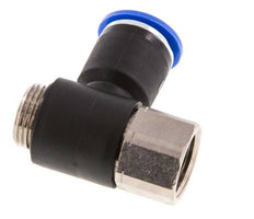 Racor rápido 12mm x G3/8'' con rosca macho-hembra Latón/PA 66 NBR
