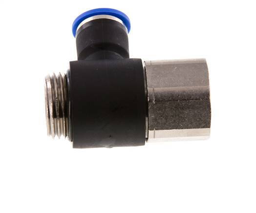 Racor rápido 10mm x G1/2'' con rosca macho-hembra Latón/PA 66 NBR