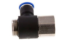 Racor rápido 10mm x G1/2'' con rosca macho-hembra Latón/PA 66 NBR