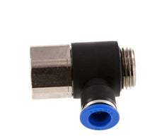 Racor rápido 10mm x G1/2'' con rosca macho-hembra Latón/PA 66 NBR
