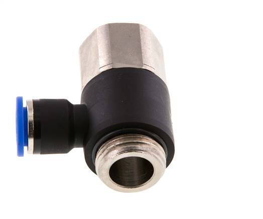 Racor rápido 10mm x G1/2'' con rosca macho-hembra Latón/PA 66 NBR