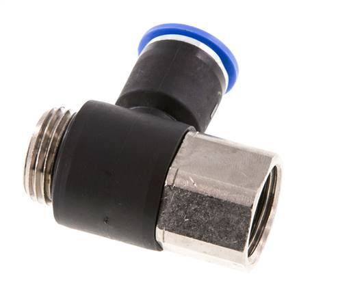Racor de 12mm x G1/2'' con rosca macho-hembra Latón/PA 66 NBR