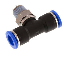 Racor en T de 10mm x R1/4'' con rosca macho Latón/PA 66 NBR Giratorio