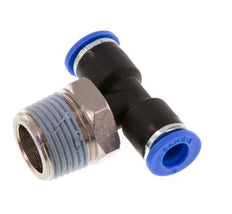 Racor en T de 6mm x R3/8'' con rosca macho latón/PA 66 NBR giratorio [2 piezas]