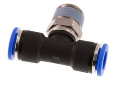 Racor en T de 10mm x R3/8'' con rosca macho Latón/PA 66 NBR Giratorio