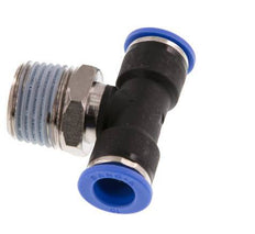 Racor en T de 10mm x R1/2'' con rosca macho Latón/PA 66 NBR Giratorio