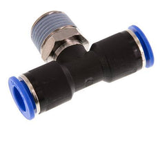 Racor en T de 12mm x R1/2'' con rosca macho Latón/PA 66 NBR Giratorio