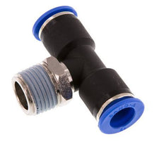 Racor en T de 12mm x R1/2'' con rosca macho Latón/PA 66 NBR Giratorio