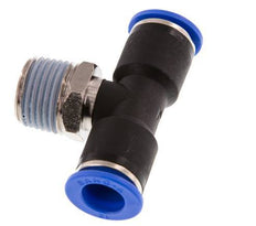 Racor en T de 12mm x R1/2'' con rosca macho Latón/PA 66 NBR Giratorio