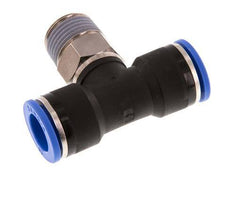 Racor en T de 14mm x R1/2'' con rosca macho Latón/PA 66 NBR Giratorio