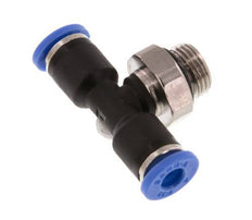 Racor en T de 4mm x G1/8'' con rosca macho latón/PA 66 NBR giratorio [2 piezas]